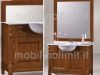 Mobile bagno con 2 porte e 2 cassetti
