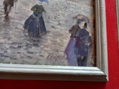 olio su tela firmato Lape - Foto 2