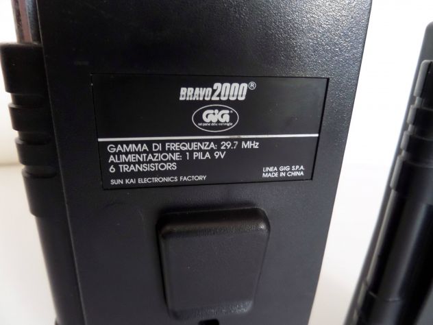 Radiotrasmittenti GIG " BRAVO 2000" anni 80 (29,7 Mhz) - Foto 3