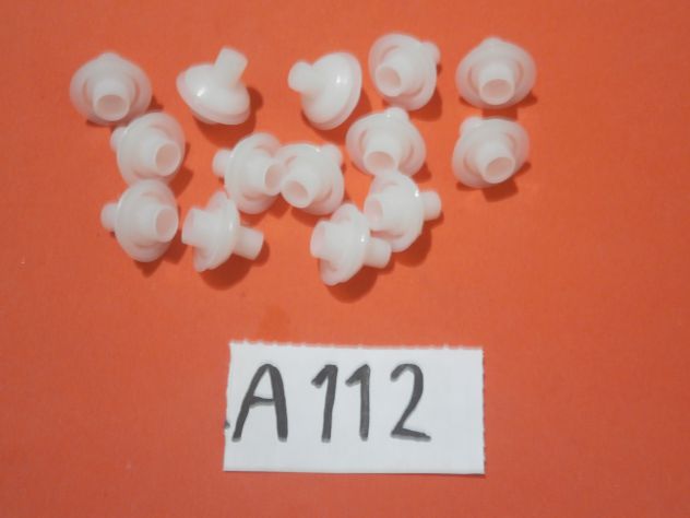 Mollette clip di fissaggio modanature profili sottoporta Autobianchi a112 abarth - Foto 8
