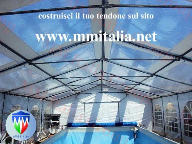 Tendostruttura Copertura per piscine su misura MM italia Group - Foto 2