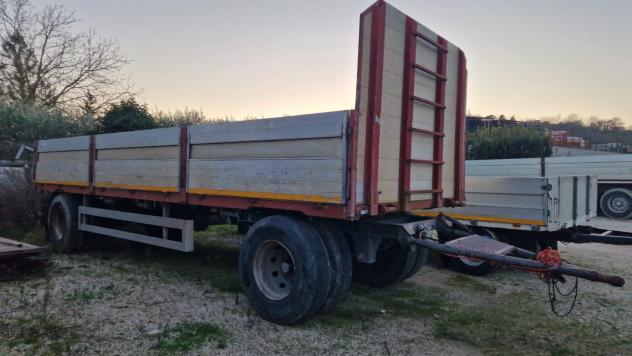Rimorchio Bartoletti 2 assi con sponde