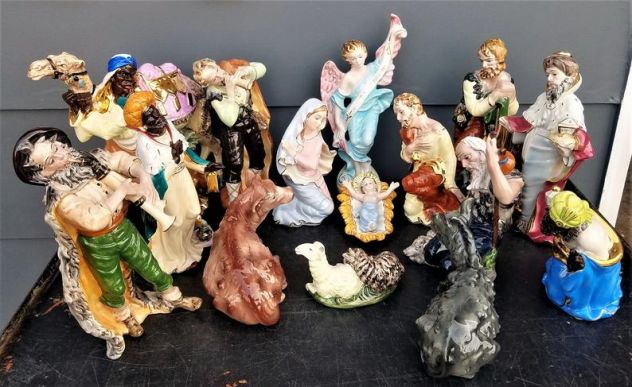 Dischi religiosi musicassette vinili CD musica sacra presepe statue ricer - Foto 5