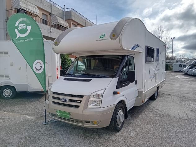 CAMPER RIMOR FORD MANSARDATO 6 POSTI CLIMATIZZATORE FOTOVOLTAICO GARAGE CAMPEGGIO USATO GENERALI 1754 - Foto 2