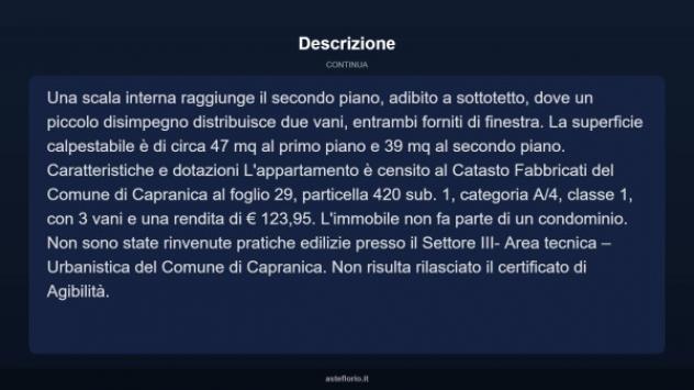 Immobile in asta di 80 m² in vendita a Capranica - Foto 14