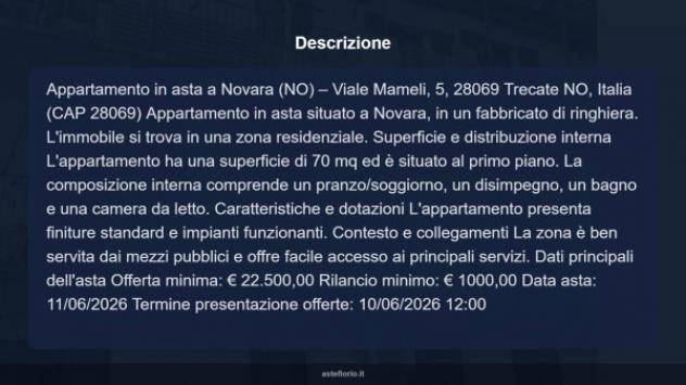 Immobile in asta di 70 m² in vendita a Trecate - Foto 18