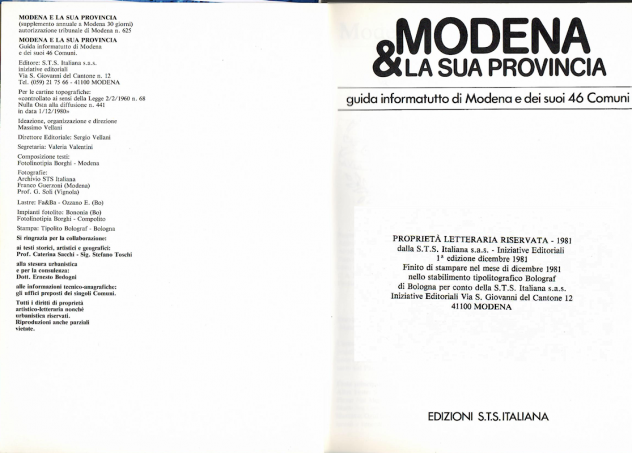 MODENA &amp; LA SUA PROVINCIA 1981 - Foto 3