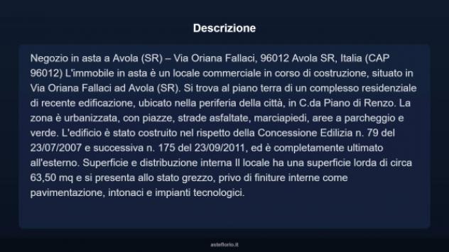 Immobile in asta di 63 m² in vendita a Avola - Foto 4