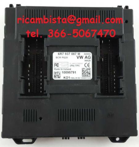 6R7937087M Skoda Fabia modulo body computer