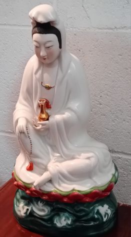 VENDO PRIVATAMENTE ANTICO BUDDA IN CERAMICA DIPINTA IN PERFETTE CONDIZIONI - Foto 6