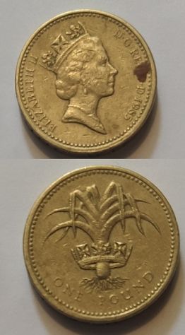 R93- REGNO UNITO - MONETE RARE CON DIFETTO DI CONIO.
