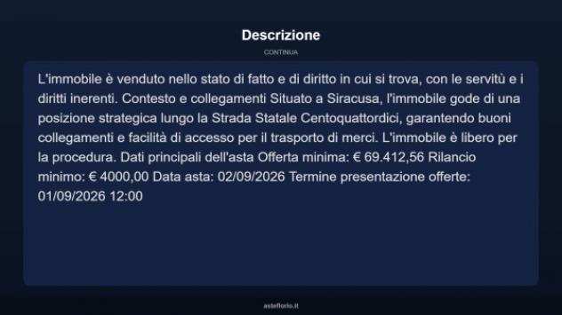 Immobile in asta di 100 m² in vendita a Siracusa - Foto 4