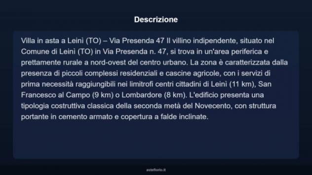 Immobile in asta di 245 m² con più di 5 locali in vendita a Leinì - Foto 9