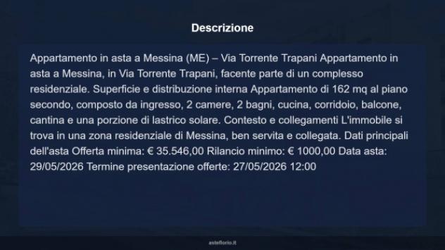 Immobile in asta di 81 m², box auto in vendita a Messina - Foto 13