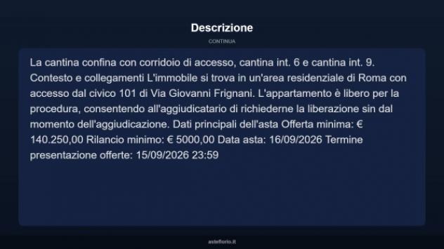 Immobile in asta di 82 m² in vendita a Roma - Foto 6