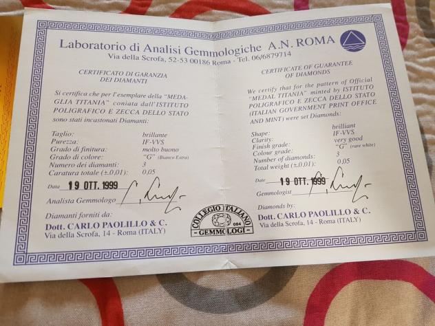 Medaglia celebrativa ingresso secolo 2000 - Foto 5