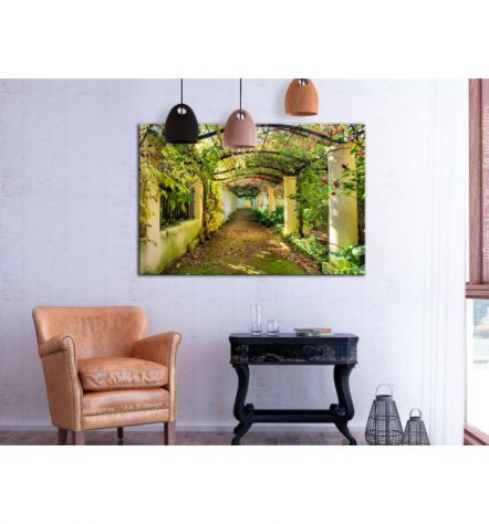Quadro Tunnel Nella Foresta 90x60 E 120x80 ARREDALACASA - Foto 2