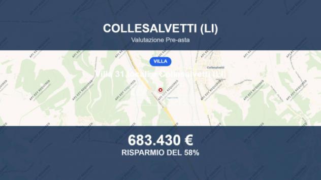Immobile in asta di 853 m² con più di 5 locali in vendita a Collesalvetti