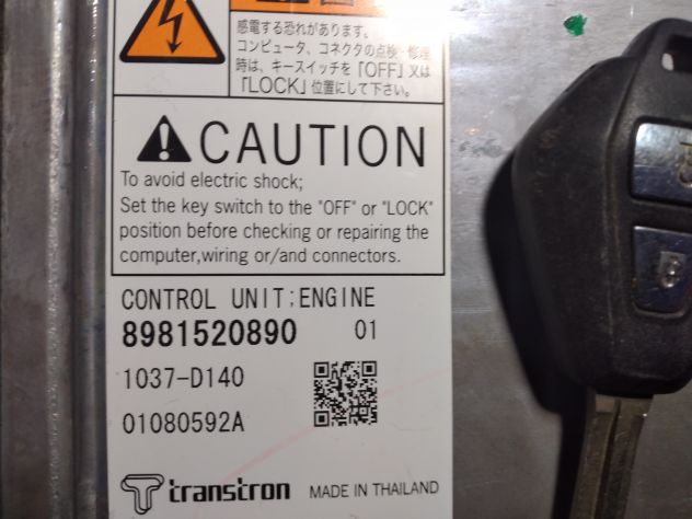 kit accensione CENTRALINA / CENTRALINA Motore 8981520890 – Isuzu isuzu D Max Mot - Foto 3
