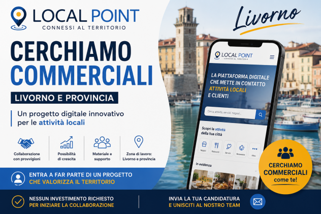 COMMERCIALI / VENDITORI – LIVORNO E PROVINCIA
