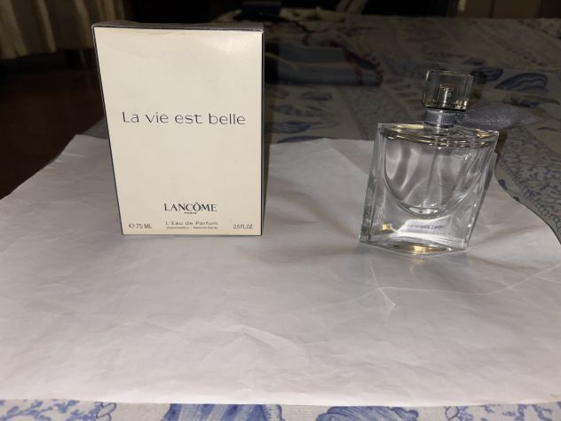 FLACONE VUOTO E SCATOLA DEL PROFUMO ORIGINALE MARCA LANCÔME LA VIE EST BELLE” - Foto 5