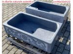 Lavello lavandino per cucina in pietra granito diorite 90cm