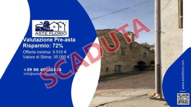 Immobile in asta di 99 m², box auto in vendita a Falerone