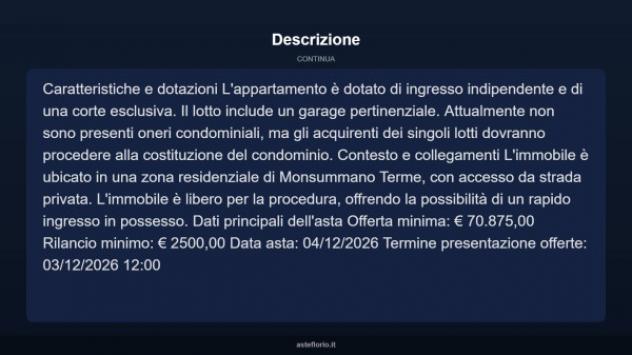 Immobile in asta di 101 m², box auto in vendita a Monsummano Terme - Foto 7