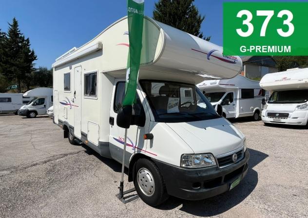 CAMPER CHALLENGER DUCATO MANSARDATO 6 POSTI LETTI CASTELLO POSTERIORI GARAGE GENERALI USATO