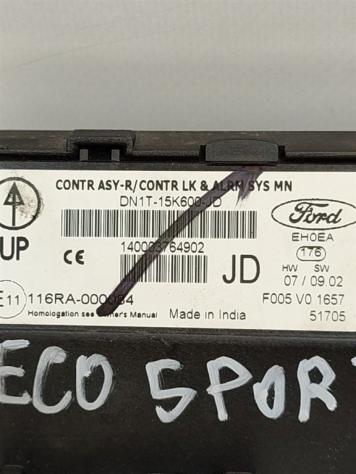 CENTRALINA BCM FORD EcoSport Serie DN1T-15K600-JD UGJE diesel 1499 (12) - Foto 3