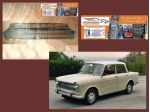Griglia Fiat 1100 R acciaio cromato nuovo