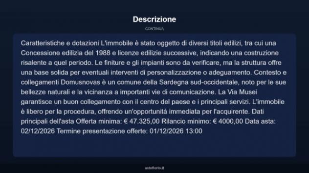 Immobile in asta di 505 m² in vendita a Domusnovas - Foto 5