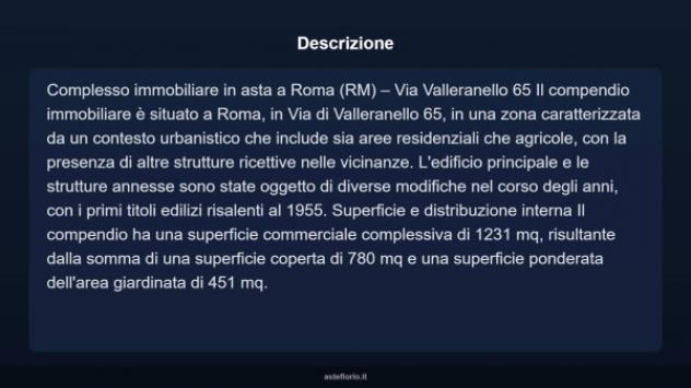 Immobile in asta di 1231 m² in vendita a Roma - Foto 4