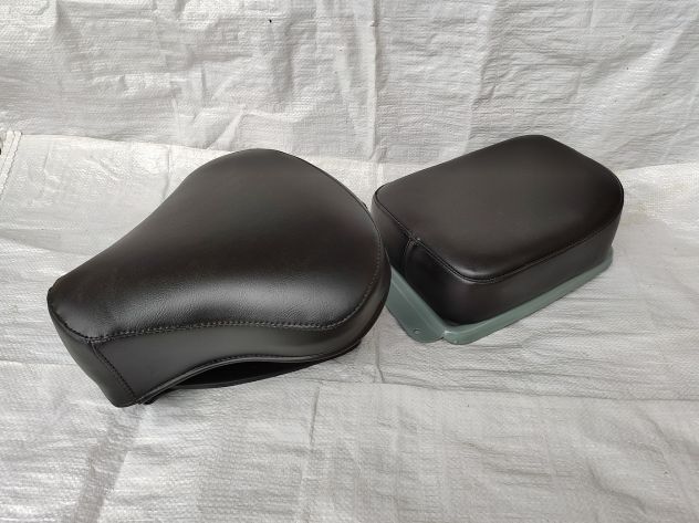 Coppia Selle Sella Anteriore e Posteriore per Vespa 50 prima serie N L R - V5A1T - Foto 5