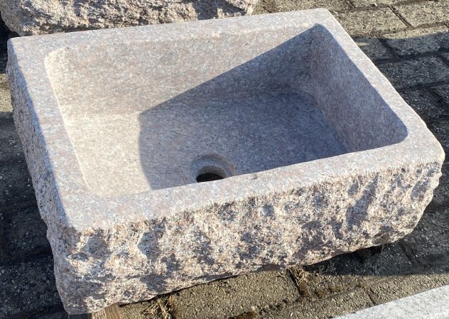 Lavello lavandino in pietra granito 50 cm - Foto 5