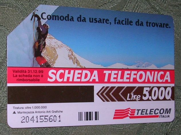 SCHEDA TELEFONICA ITALIA 57U