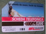 SCHEDA TELEFONICA ITALIA 57U