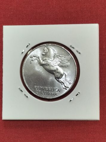 Moneta da collezione lire 10 Pegaso Ulivo 1959 SPL/fdc - Foto 4