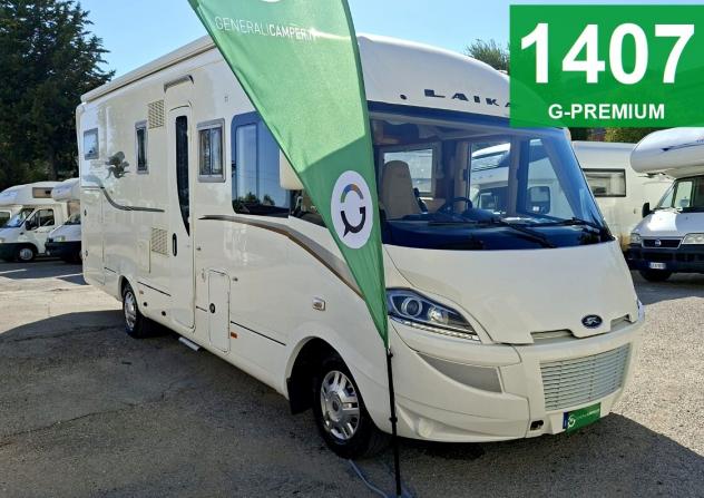 MOTORHOME LAIKA DUCATO SEMIDINETTE GARAGE BASCULANTE CLIMATIZZATORE FOTOVOLTAICO CAMPEGGIO CAMPER USATI GENERALI 1407