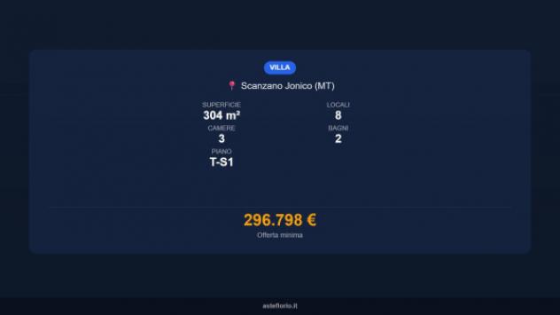 Immobile in asta di 304 m², box auto in vendita a Scanzano Jonico - Foto 17
