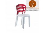 Sedie In Polipropilene Per Esterno Bar Ristorante Pub cod 8022/F Nuove