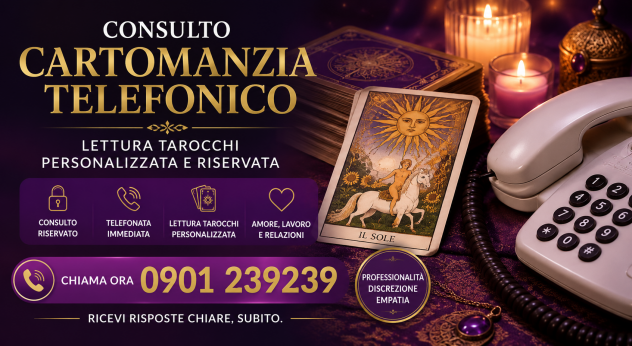 Cartomanzia telefonica immediata – Sibilla Aurora