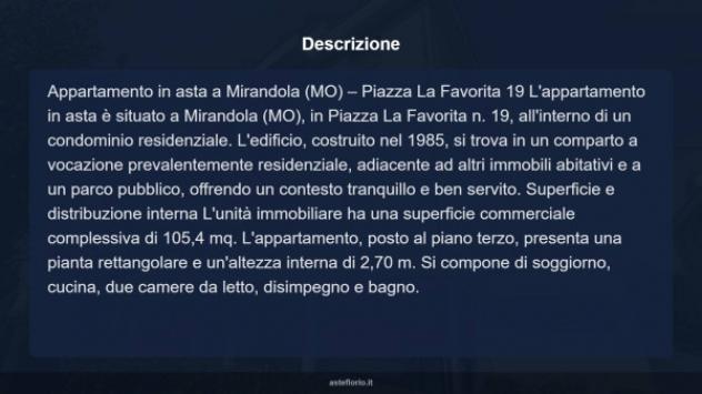 Immobile in asta di 105 m², box auto in vendita a Mirandola - Foto 10