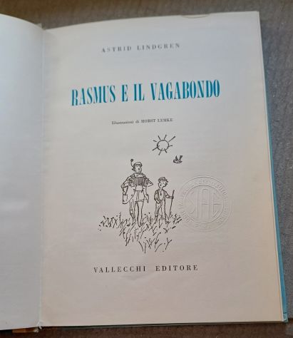 RASMUS E IL VAGABONDO, Astrid Lindgren, VALLECCHI EDITORE 1958. - Foto 3