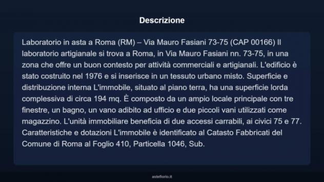 Immobile in asta di 194 m² in vendita a Roma - Foto 8