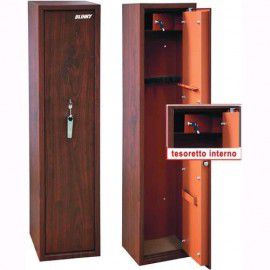 Armadio portafucili Blinky 5 posti effetto legno - Cardelli