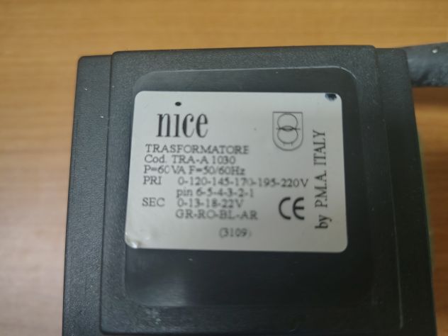 Trasformatore Nice TRA-A 1030 per scheda A3F