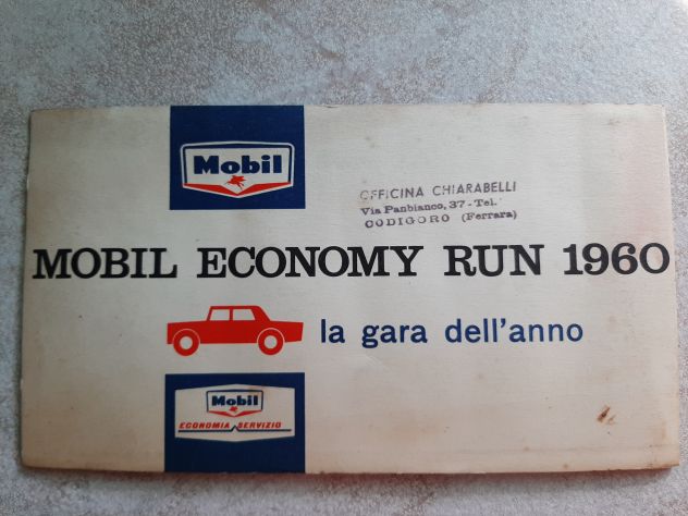 MOBIL CARTINA STRADALE ITALIA ANNO 1960 ORIGINALE - Foto 3