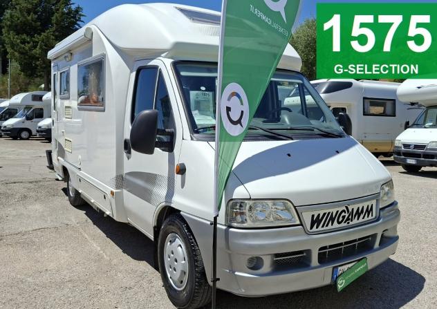 CAMPER WINGAMM DUCATO SEMINTEGRALE DINETTE BASCULANTE CLIMATIZZATORE FOTOVLTAICO CAMPEGGIO USATI GENERALI 1575