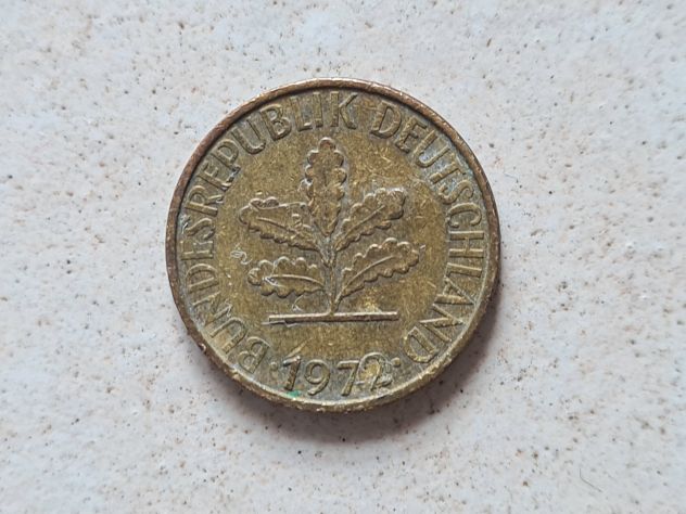 Moneta 5 Pfennig, 1972 - Foto 2